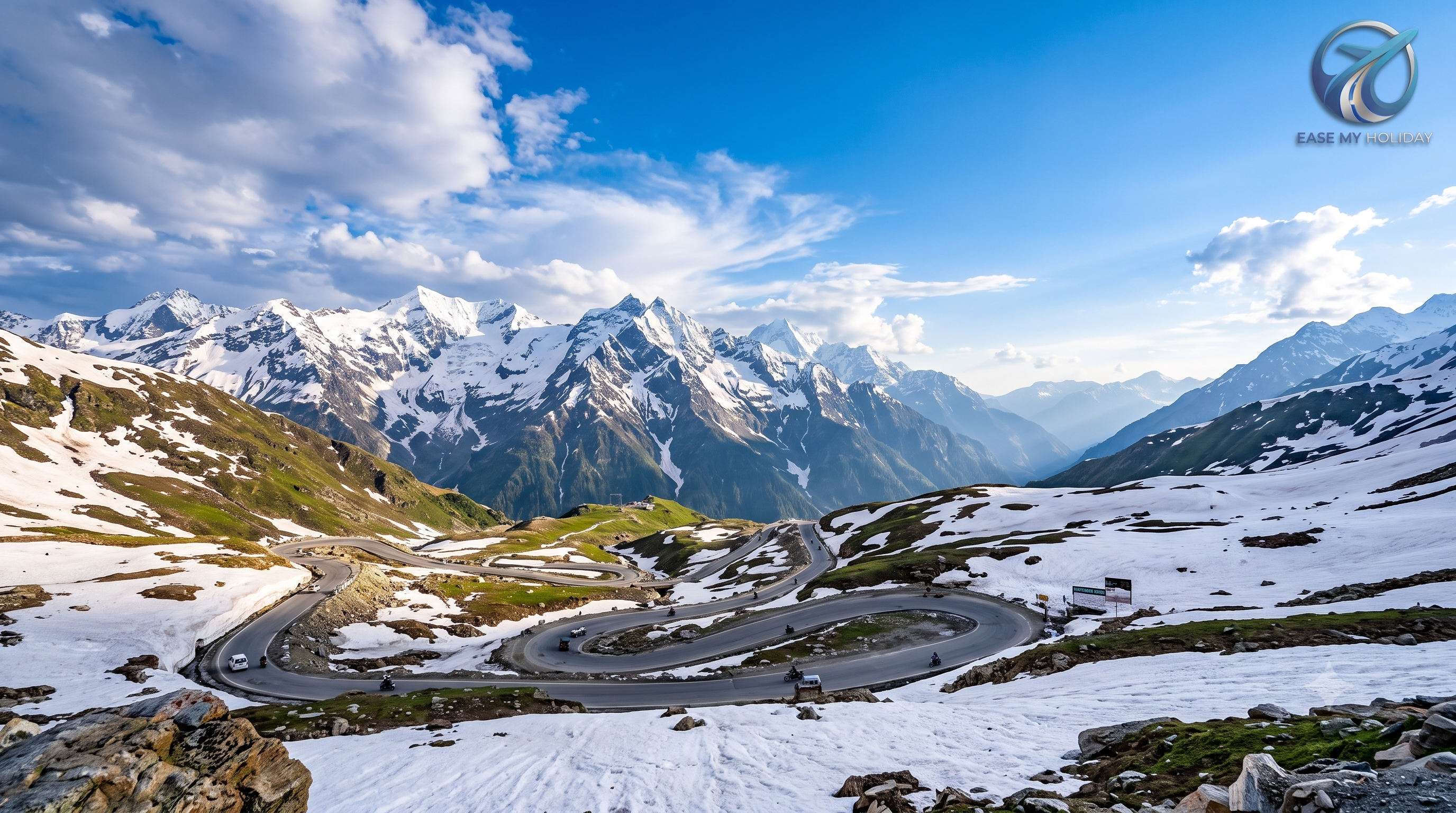 Shimla Manali tour package scenic mountain view and snow landscape