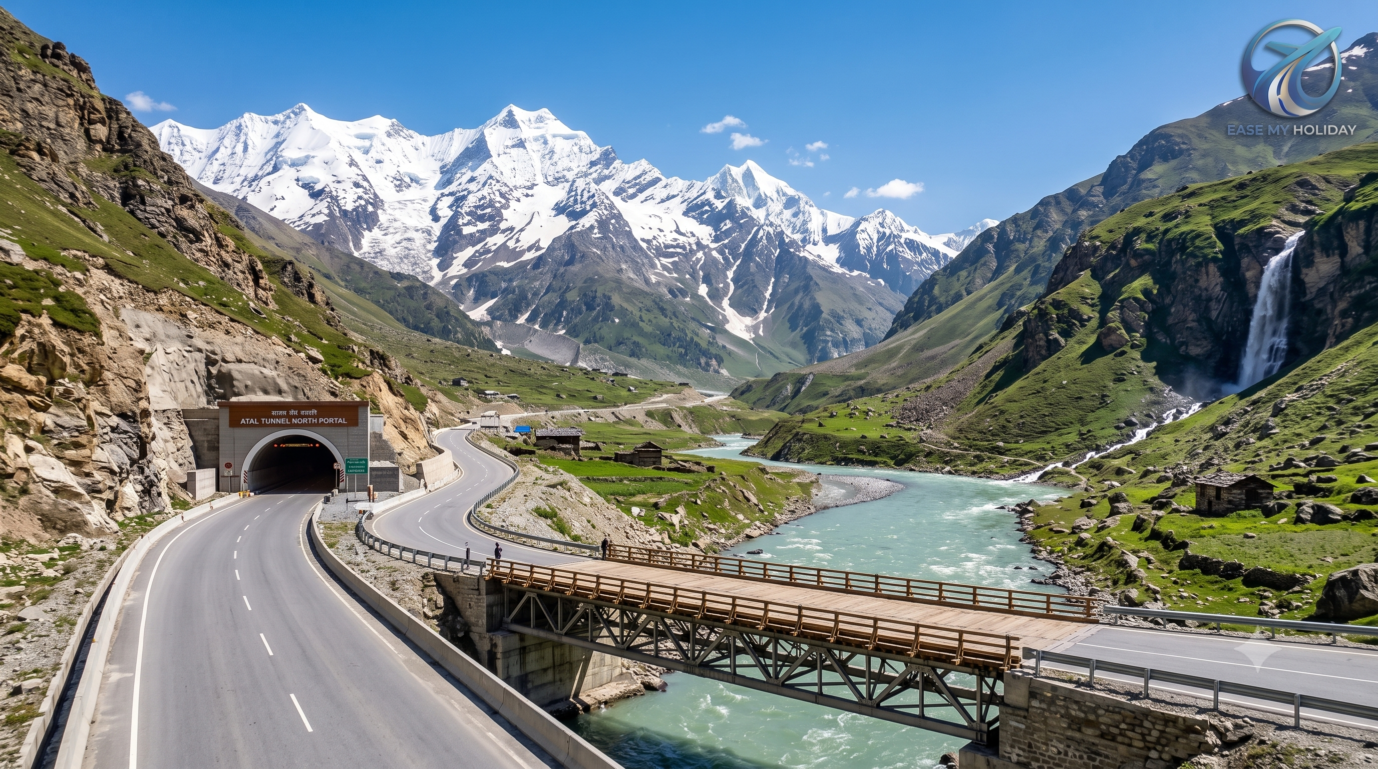 Shimla Manali tour package scenic mountain view and snow landscape